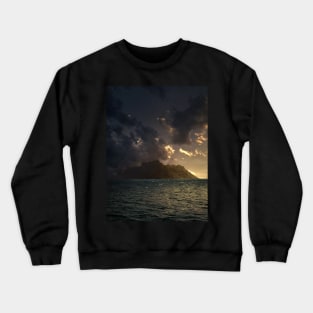 Distant Sea Mountains Crewneck Sweatshirt